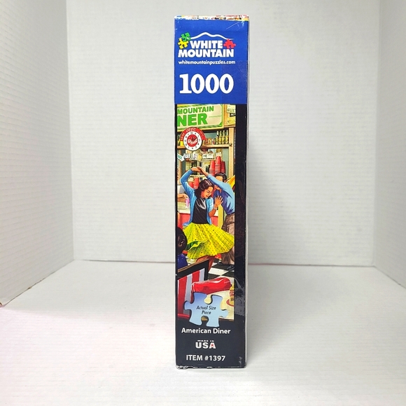 White Mountain American Diner 1000pc Puzzle #1397 Complete - Picture 4 of 5